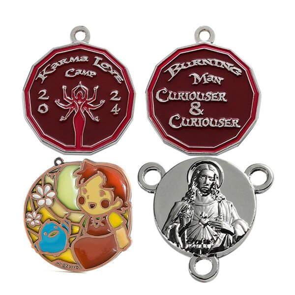 Pendant Factory - Souvenir Retro Enamel Logo Pendant