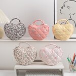 Cosmetic Pouch Factory - New Arrival Women's Quilted Letter Pattern
