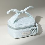 Cosmetic Bag Factory - High Fashion Portable Bow Pendant Larger Capacity