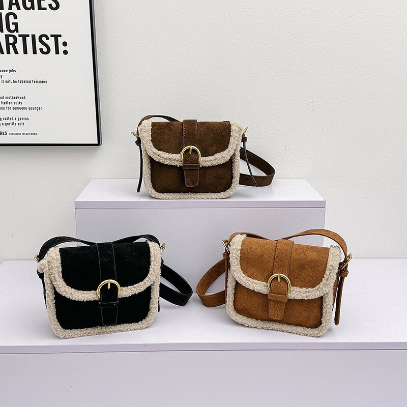 Crossbody Bag Factory - Wholesale Fashion Women's Shoulder Bag with Plush