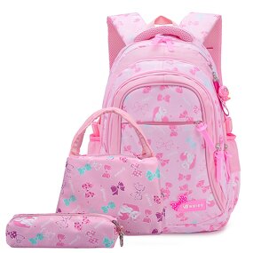 Backpack Set Factory - Large Capacity with Lunch Bag Pencil Case Set