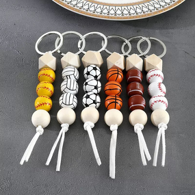 Keychain Factory - New Sports Style Football Basketball Baseball Ball