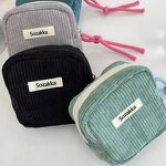 Storage Bag Factory - New Eco-Friendly Mini Corduroy Sanitary Lipstick