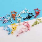 Keychain Factory - Five-pointed Star Lobster Button Rotating DIY