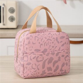 Lunch Cooler Bag Factory - New Eco-Friendly Leopard Pattern 2 Persons