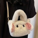 Crossbody Bag Factory - 2025 New Cute Rabbit Plush Convenient Handbag