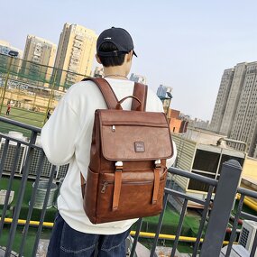 Backpack Factory - Fashion Designer Leather Travel Computer Backpack