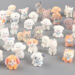Phone Case Pendant Factory - Resin Flocking Cute Puppy DIY Keychain