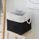 Storage Basket Factory - Solid Color Splicing Portable Folding Box