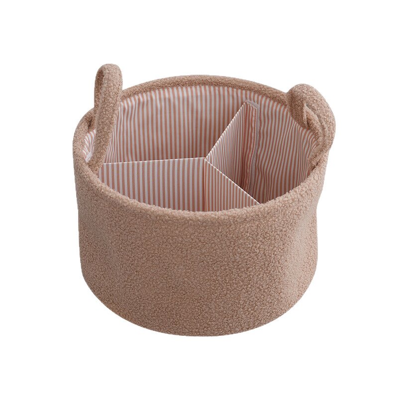Storage Basket Factory - Simple Round with Handle Large Capacity