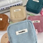 Storage Bag Factory - New Eco-Friendly Mini Corduroy Sanitary Lipstick