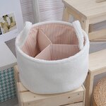 Storage Basket Factory - Simple Round with Handle Large Capacity