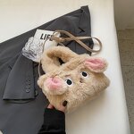 Crossbody Bag Factory - 2025 New Cute Rabbit Plush Convenient Handbag