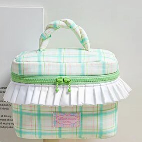 Cosmetic Bag Factory - Korean-Style Large Capacity Polyester Handheld