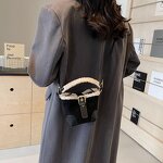 Crossbody Bag Factory - New Fashion PU Velvet Mini Bucket Lamb Wool