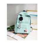 Backpack Factory - Unisex Custom Logo School Backpack with Dot Pattern