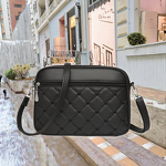 Crossbody Bag Factory - Lady Autumn Solid Vintage PU Leather Square