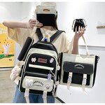 Backpack Set Factory - Cute 5-Piece Junior High Students Value Set