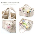 Diaper Caddy Factory - Wholesale Plush Felt Baby Nursery Storage Bag