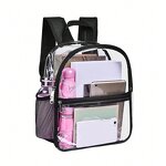Backpack Factory - Hot Sale Clear PVC Student with Side Pocket