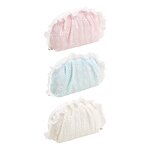 Cosmetic Case Factory - Women's Chrysanthemum Pattern Lace Trim