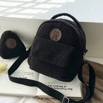 Plush Backpack Factory - Cartoon Teddy Bear with Hanging Wallet Purse