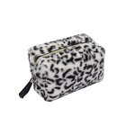 Cosmetic Bag Set Factory - Cute Leopard Print Soft Portable with Zipper