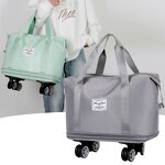 Travel Bag Factory - Super Large Capacity Oxford Expandable Wheel