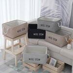 Storage Basket Factory - Portable Fashion Letter Print Household Box