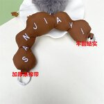 Phone Lanyard Factory - New Cotton-Padded Letter Portable Short Rope