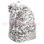 Plush Backpack Factory - Women's Custom Animal Stripe Faux Fur