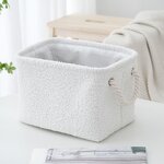 Plush Storage Basket Factory - Simple Teddy Portable Foldable Basket