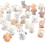 Phone Case Pendant Factory - Resin Flocking Cute Puppy DIY Keychain