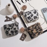 Coin Purse Factory - Hot Sale Leopard Print Plush Pendant Key Chain