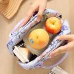 Lunch Bag Factory - Hot Sale Bow Print Thermal Insulation Large Capacity