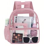 Backpack Factory - Hot Sale Clear PVC Student with Side Pocket