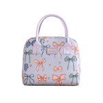 Lunch Bag Factory - Hot Sale Bow Print Thermal Insulation Large Capacity