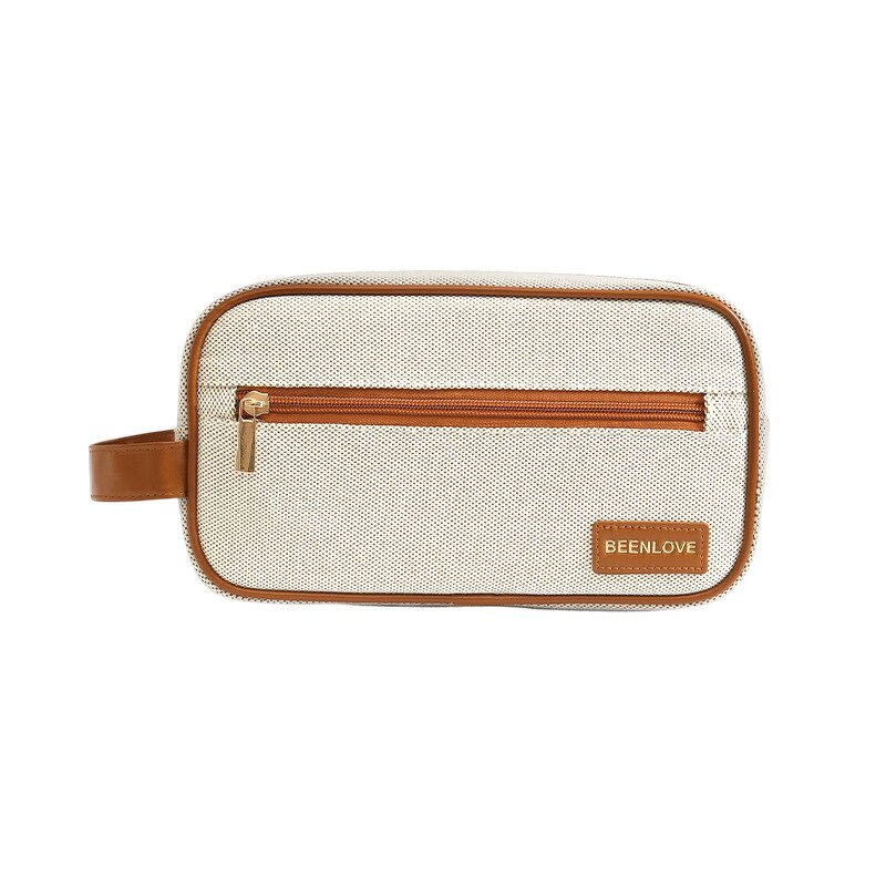 Cosmetic Bag Factory - High Quality Portable Canvas Wash Bag with Pocket