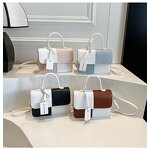 Crossbody Bag Factory - 2025 New PU Texture Simple Niche Stitching