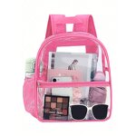 Backpack Factory - Hot Sale Clear PVC Student with Side Pocket