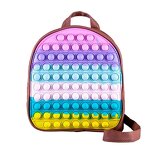 Backpack Factory - Unisex Large Rainbow Fidget Toy Silicone School