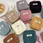 Storage Bag Factory - New Eco-Friendly Mini Corduroy Sanitary Lipstick