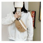 Waist Bag Factory - 2021 Fancy Plush Fur Fanny Body Pack for Women