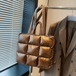 Tote Bag Factory - 2025 Autumn Winter Nine-Grid Puffer Quilted Handbag