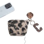 Coin Purse Factory - Hot Sale Leopard Print Plush Pendant Key Chain