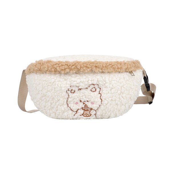 Waist Bag Factory - 2021 Fancy Plush Fur Fanny Body Pack for Women