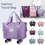 Travel Bag Factory - Super Large Capacity Oxford Expandable Wheel