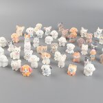 Phone Case Pendant Factory - Resin Flocking Cute Puppy DIY Keychain