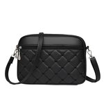 Crossbody Bag Factory - Lady Autumn Solid Vintage PU Leather Square