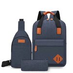 Backpack Set Factory - 2022 New Style 3-Piece Purses for Girls Women